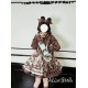 Alice Girl Bear Chocolate Long Sleeve Blouse(1st Pre-Order/3 Colours/Full Payment Without Shipping)